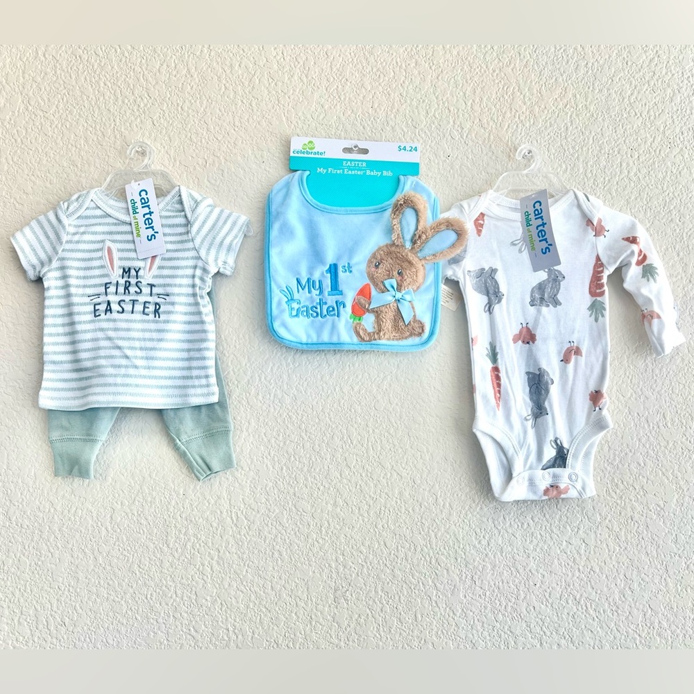 Newborn Baby Clothes Easter Bundle
